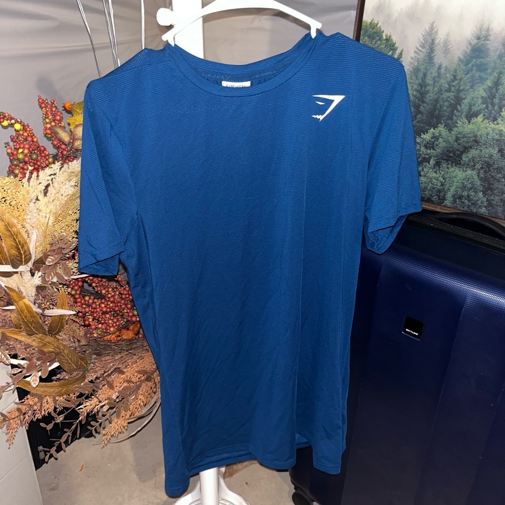Gymshark Blue Dri-Fit training top